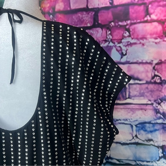 Vintage open back sleeveless shift dress - Picture 4 of 4